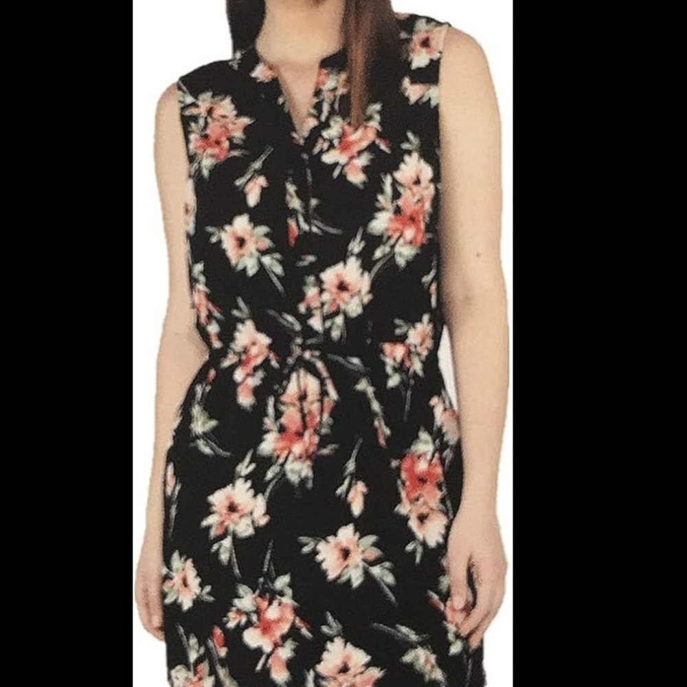 Catherine Malandrino Xl Button Up Front Pockets Dress